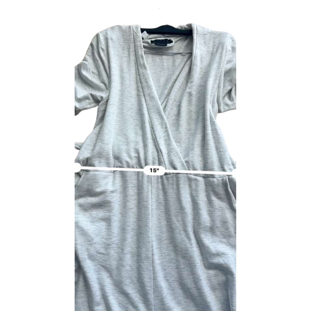 HATCH Nurse-to-Errands Womens 0 Oatmeal Tencel Nursing Maternity Jumpsuit Belted - Picture 9 of 12